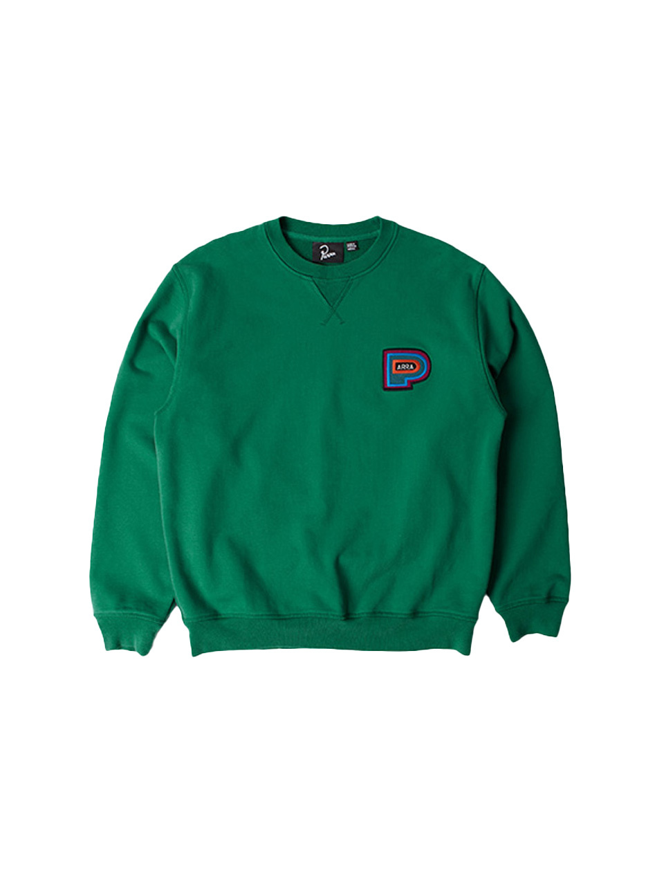 By Parra Repeat Pea Crew Neck Sweatshirt Green