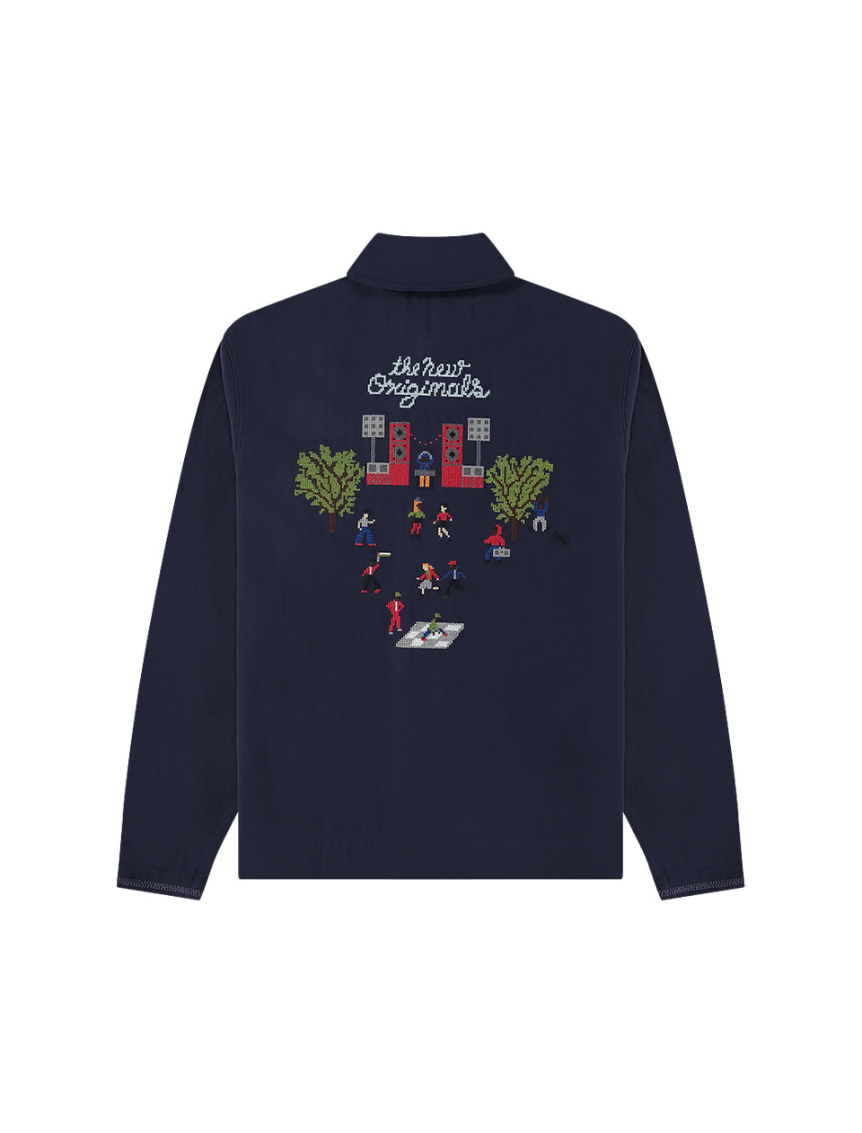The New Originals Block Party Chore Jacket Stock Navy