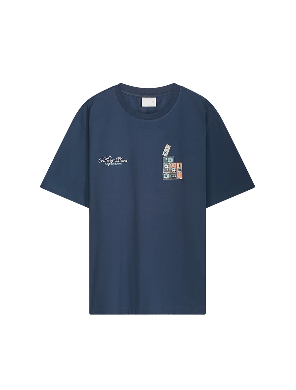 Filling Pieces Speaker Wall Tee navy