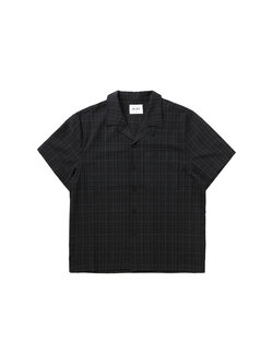 OLAF Fine Check Camp Shirt Black