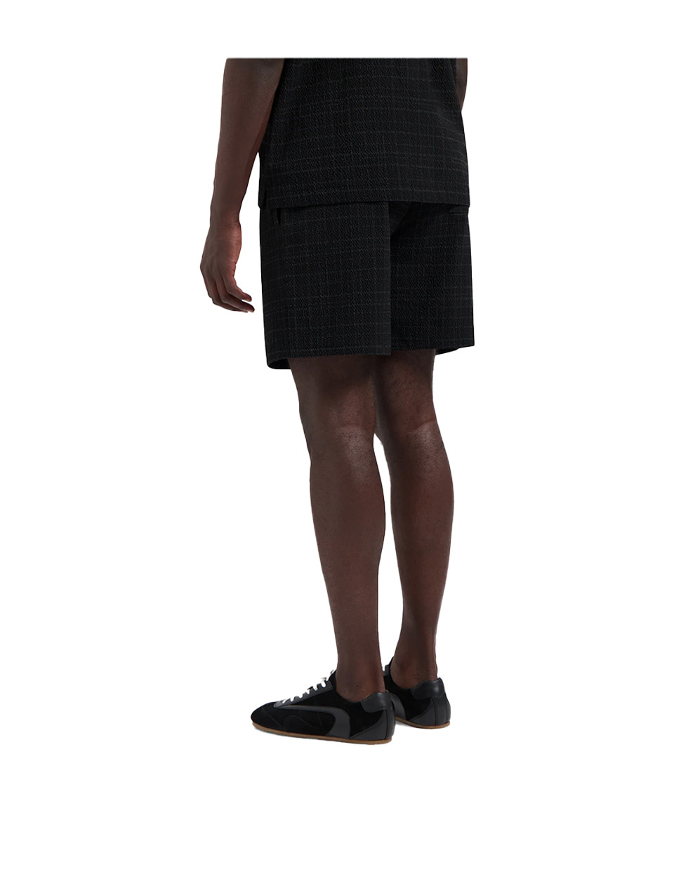 OLAF Fine Check Shorts Black