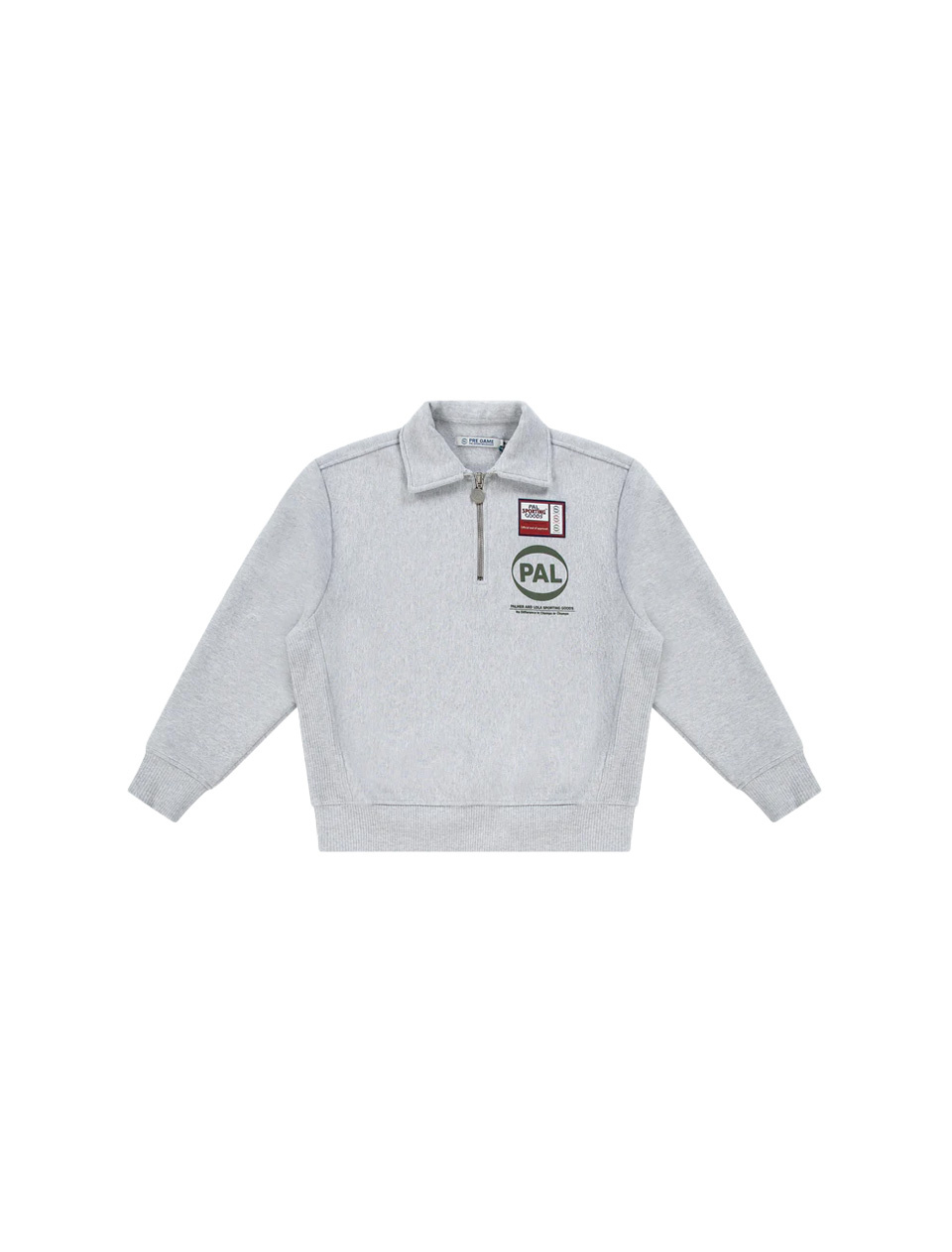 PAL Sporting Goods Company Half Zip Light Grey Sage