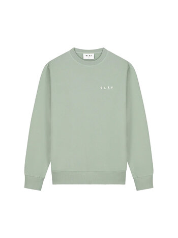 OLAF Lined Face Crewneck Green Milieu