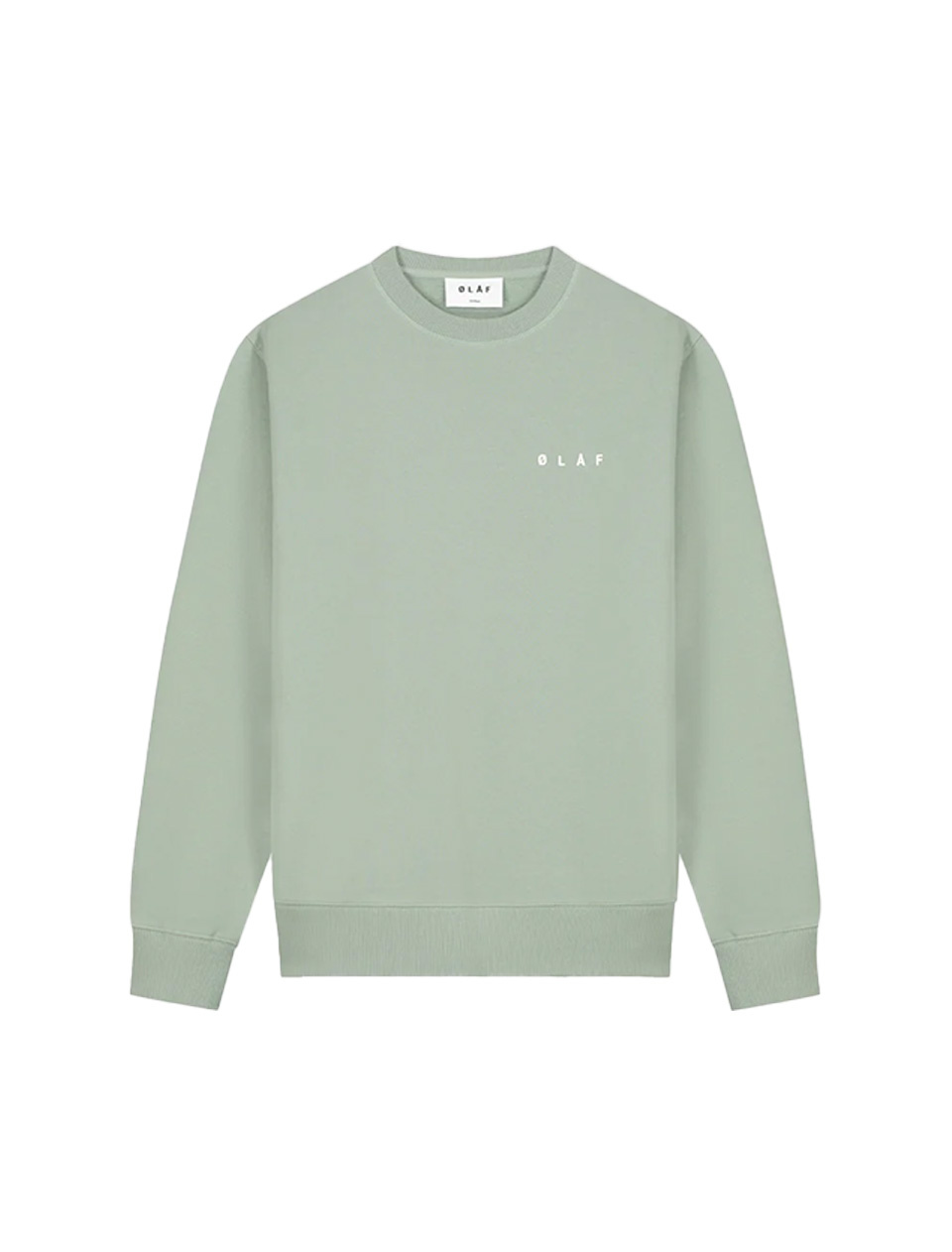 OLAF Lined Face Crewneck Green Milieu