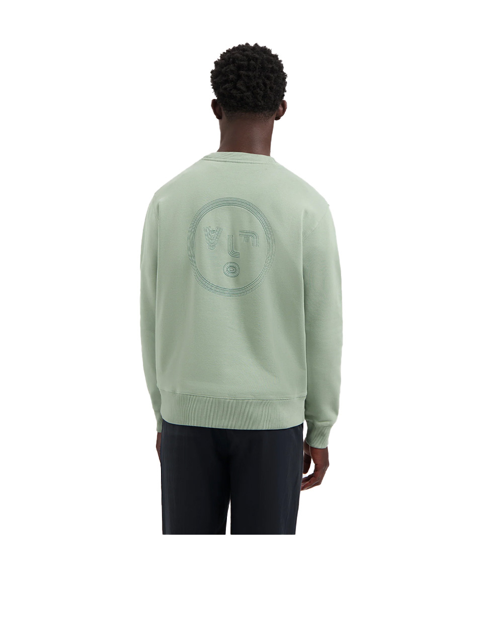 OLAF Lined Face Crewneck Green Milieu