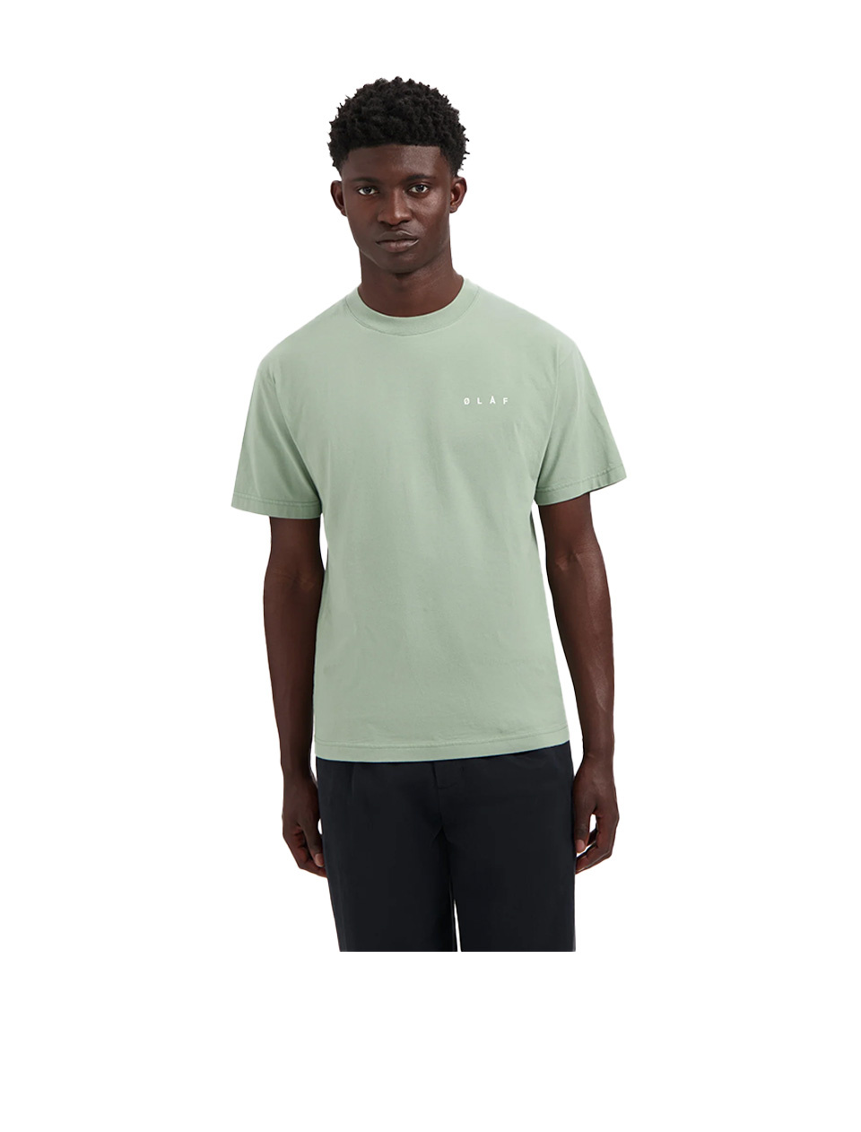 OLAF Lined Face Tee Green Milieu