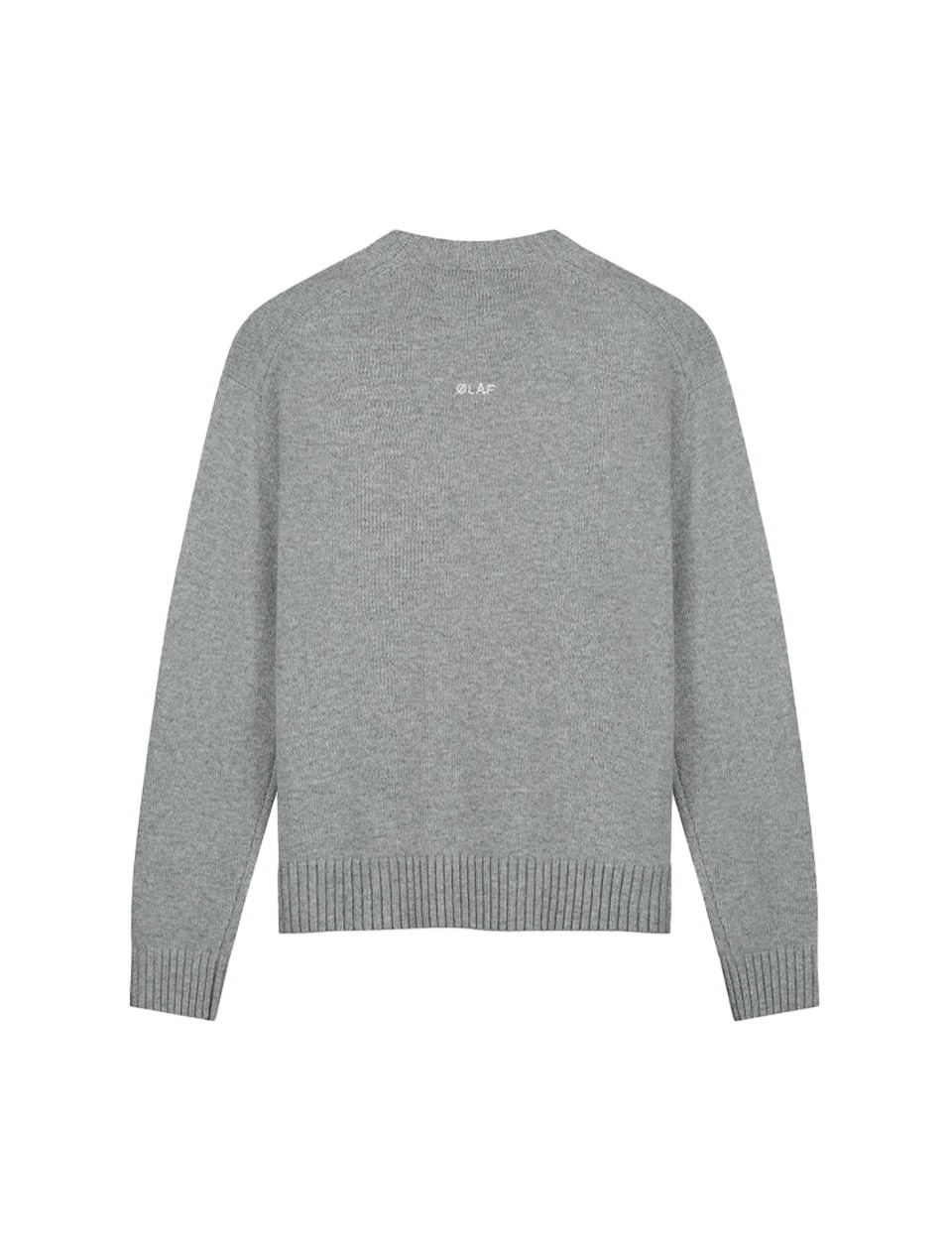OLAF Essential Knitted Crewneck Heather Grey