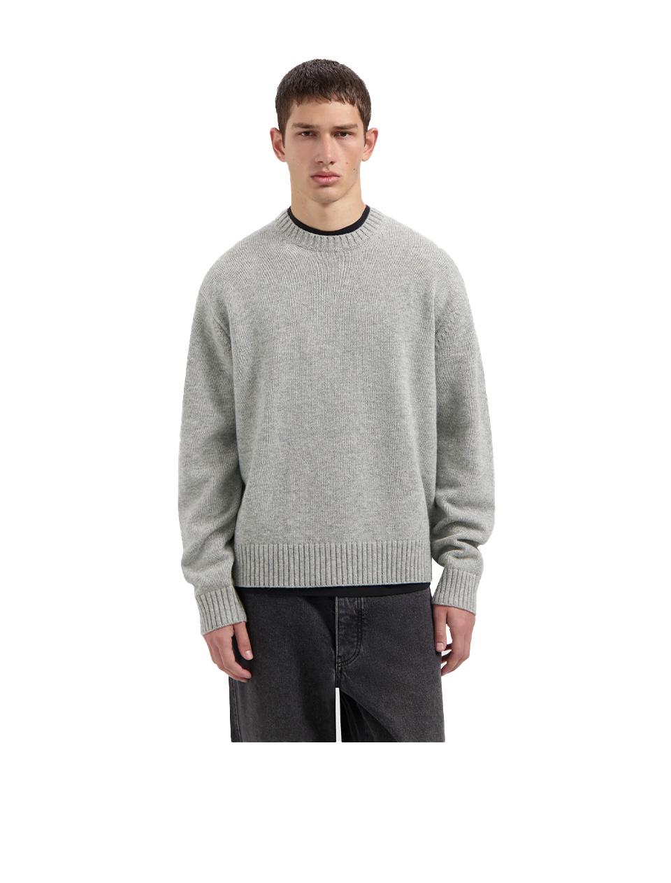 OLAF Essential Knitted Crewneck Heather Grey