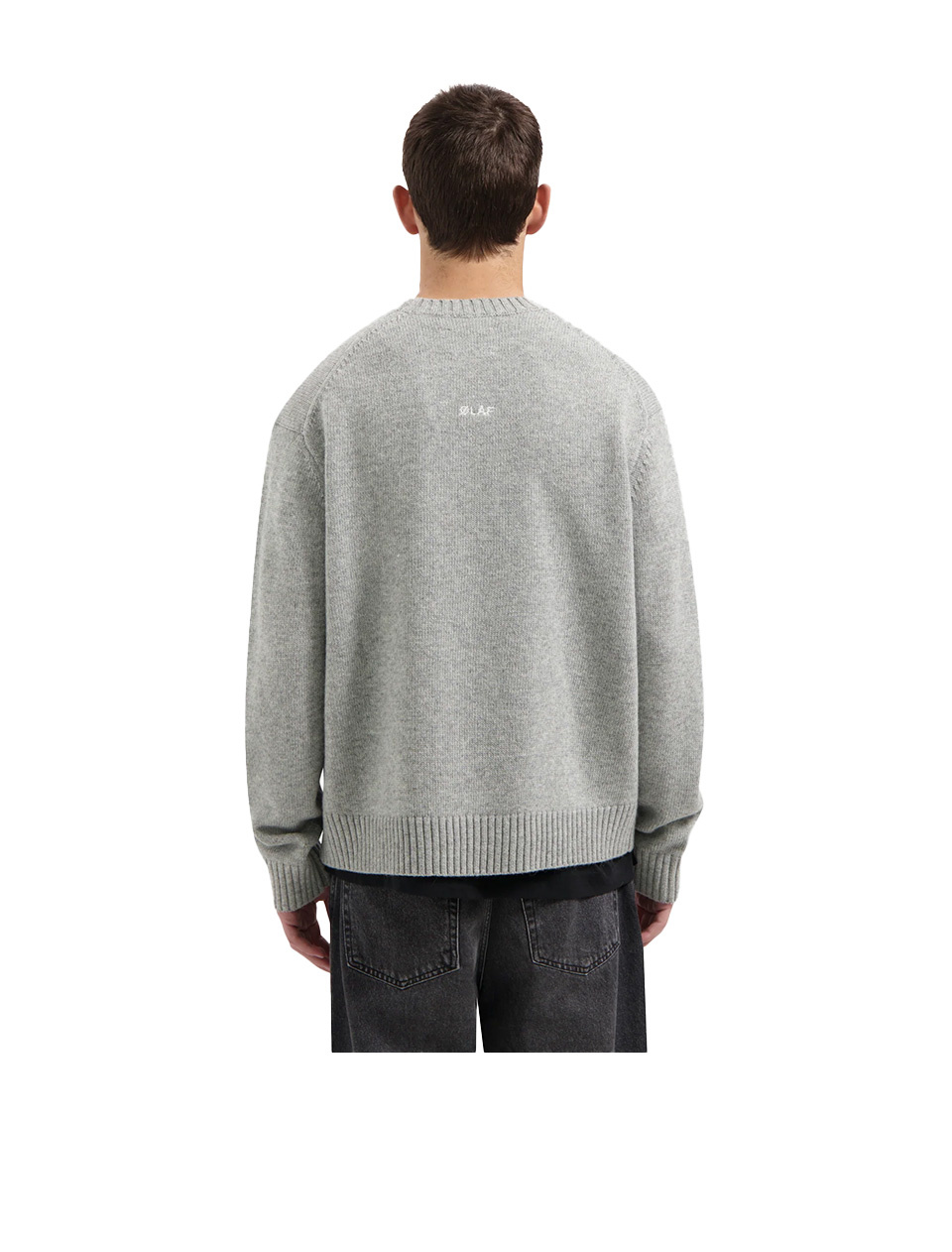 OLAF Essential Knitted Crewneck Heather Grey