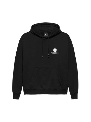 New Amsterdam Surf Association Logo Hoodie Black White
