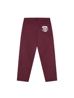 Arte Antwerp Back Pocket Graphic Pants Bordeaux