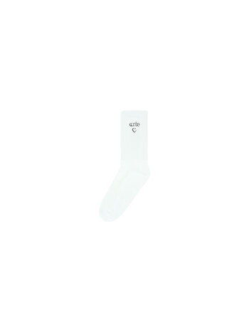 Arte Antwerp Arte Heart Logo Socks White