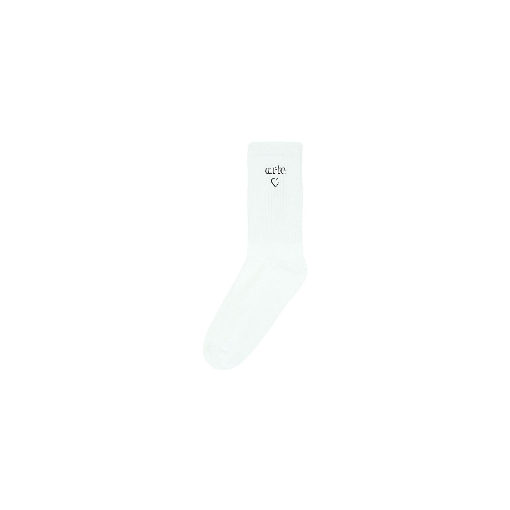 Arte Antwerp Arte Heart Logo Socks White