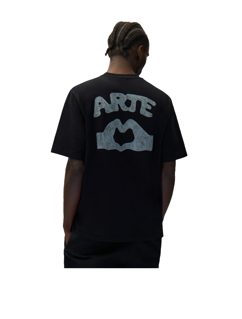 Arte Antwerp Diels Stitch T-Shirt Black