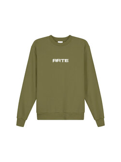 Arte Antwerp Arte Pixel Crewneck Green