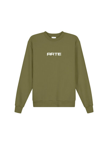 Arte Antwerp Arte Pixel Crewneck Green