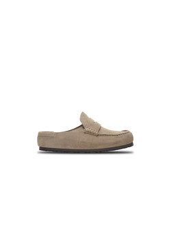Birkenstock Naples Wrapped Suede Taupe
