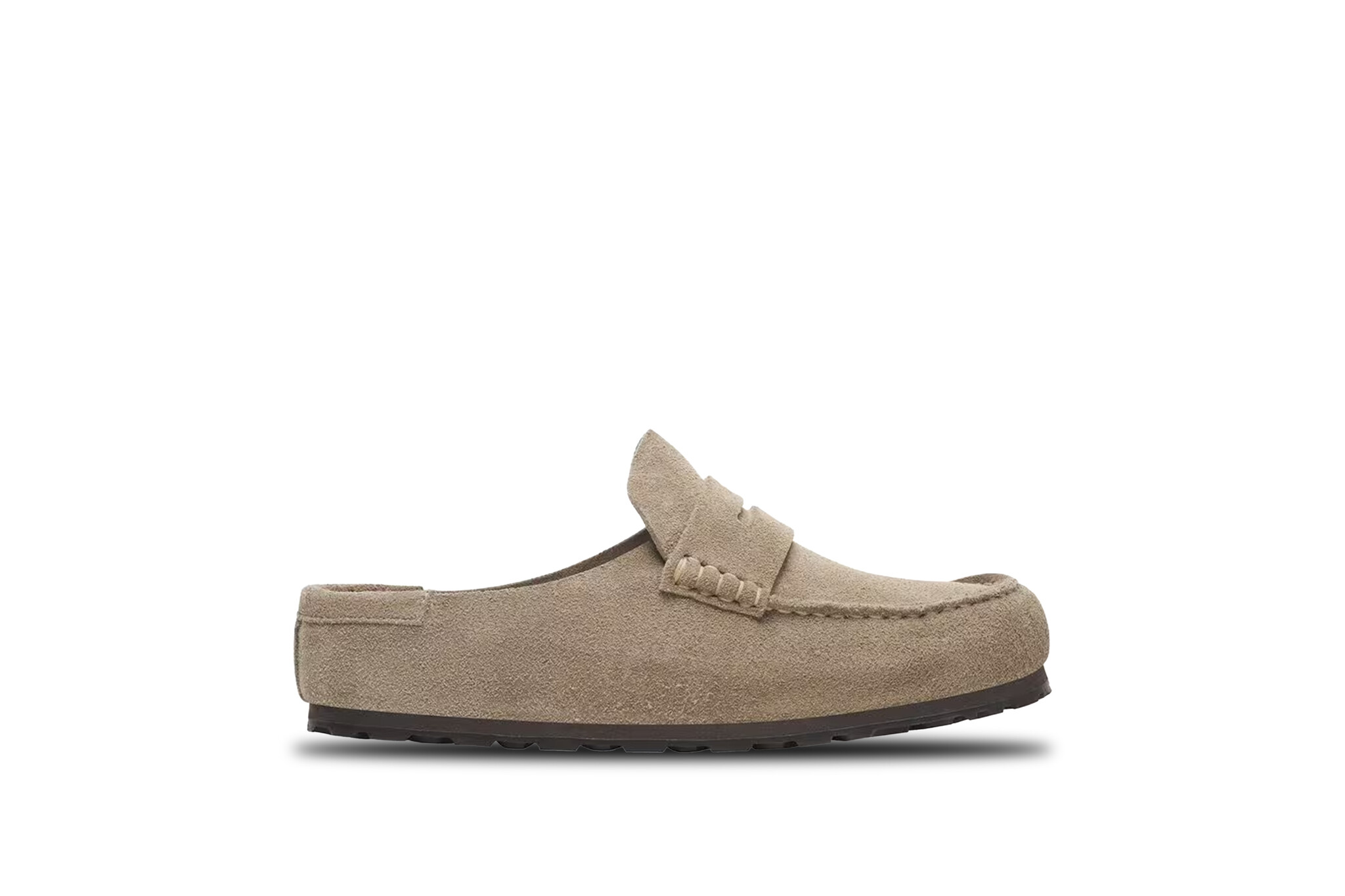 Birkenstock Naples Wrapped Suede Taupe