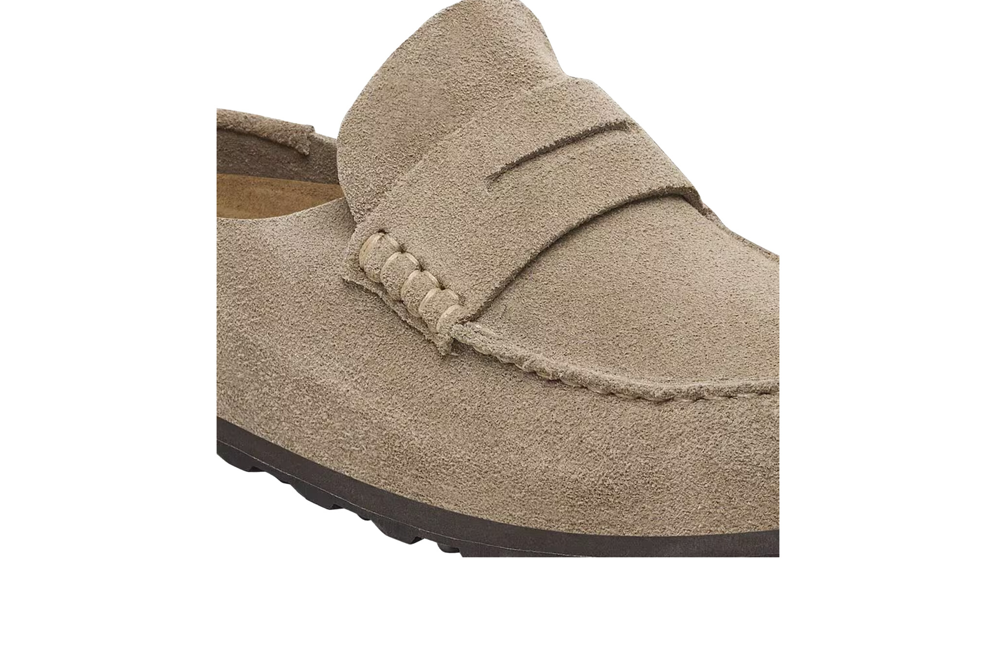 Birkenstock Naples Wrapped Suede Taupe