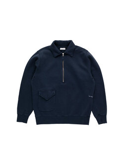 POP Trading Company Halfzip Sweat Navy