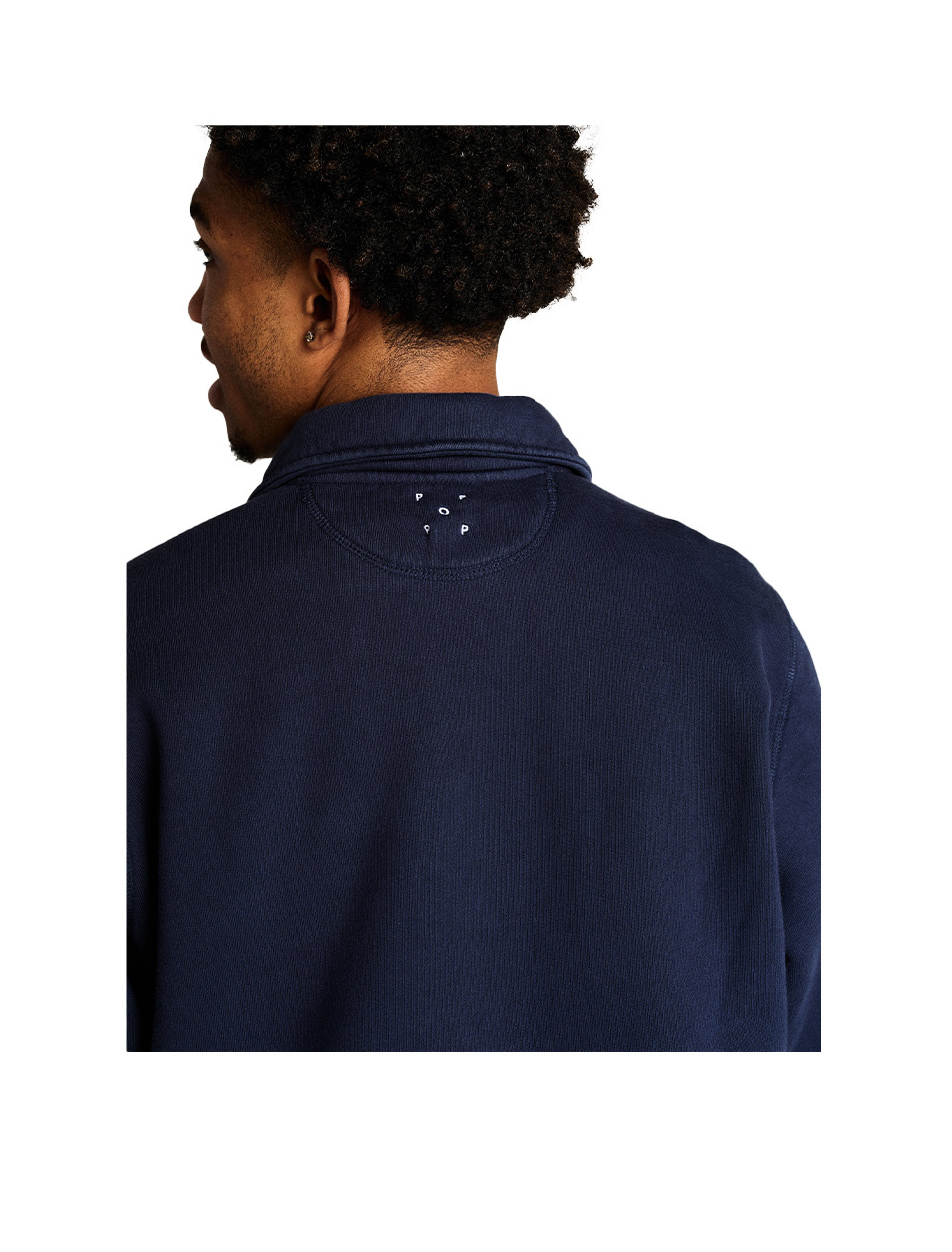 POP Trading Company Halfzip Sweat Navy