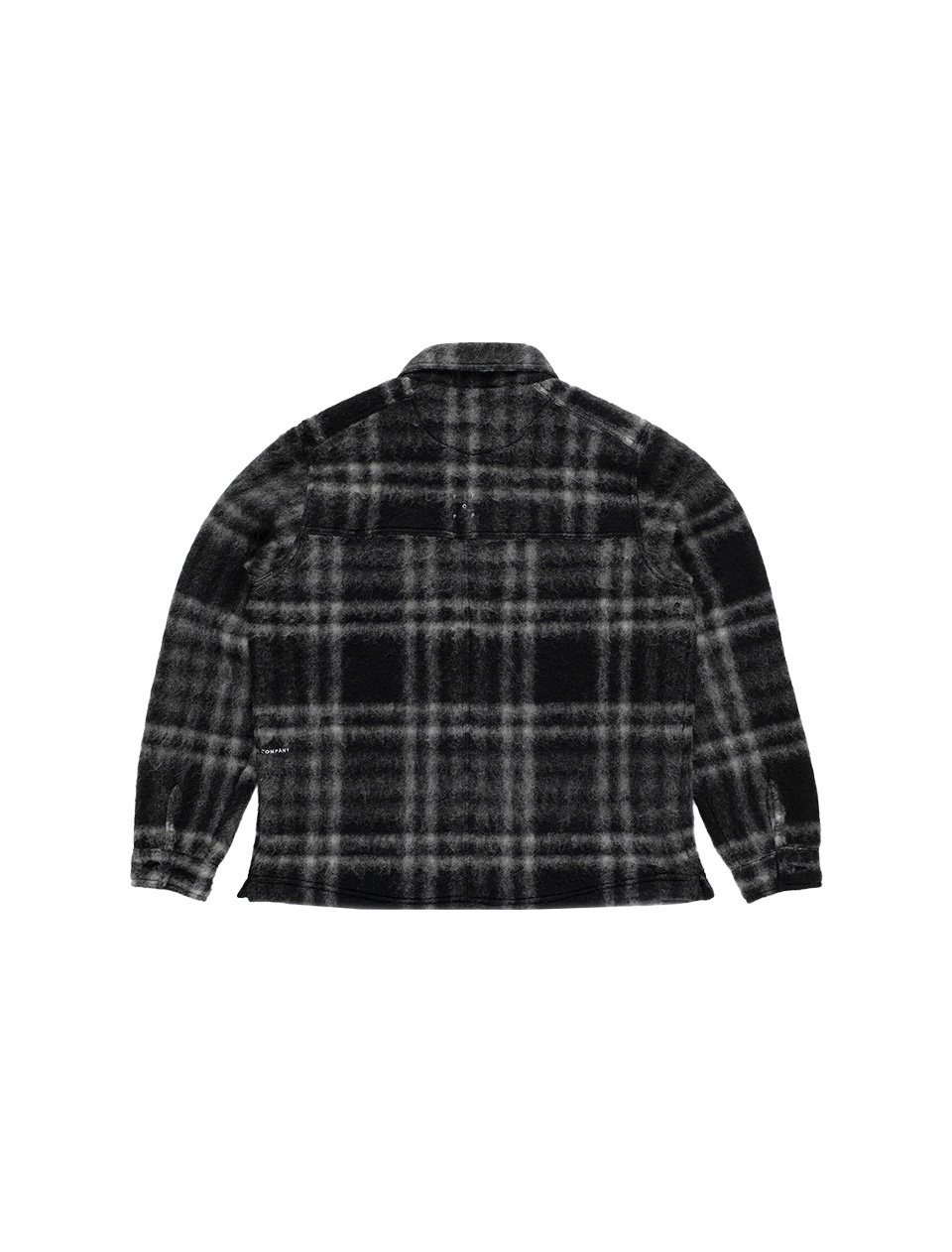 POP Trading Company Checked Wool Shirt Jacket