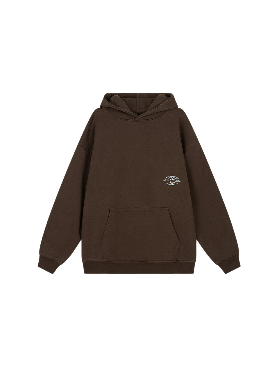 The Savage Report TSR Swirl Hoodie Brown