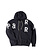 By Parra World Salad Zip Hooded Sweatshirt Dark Navy
