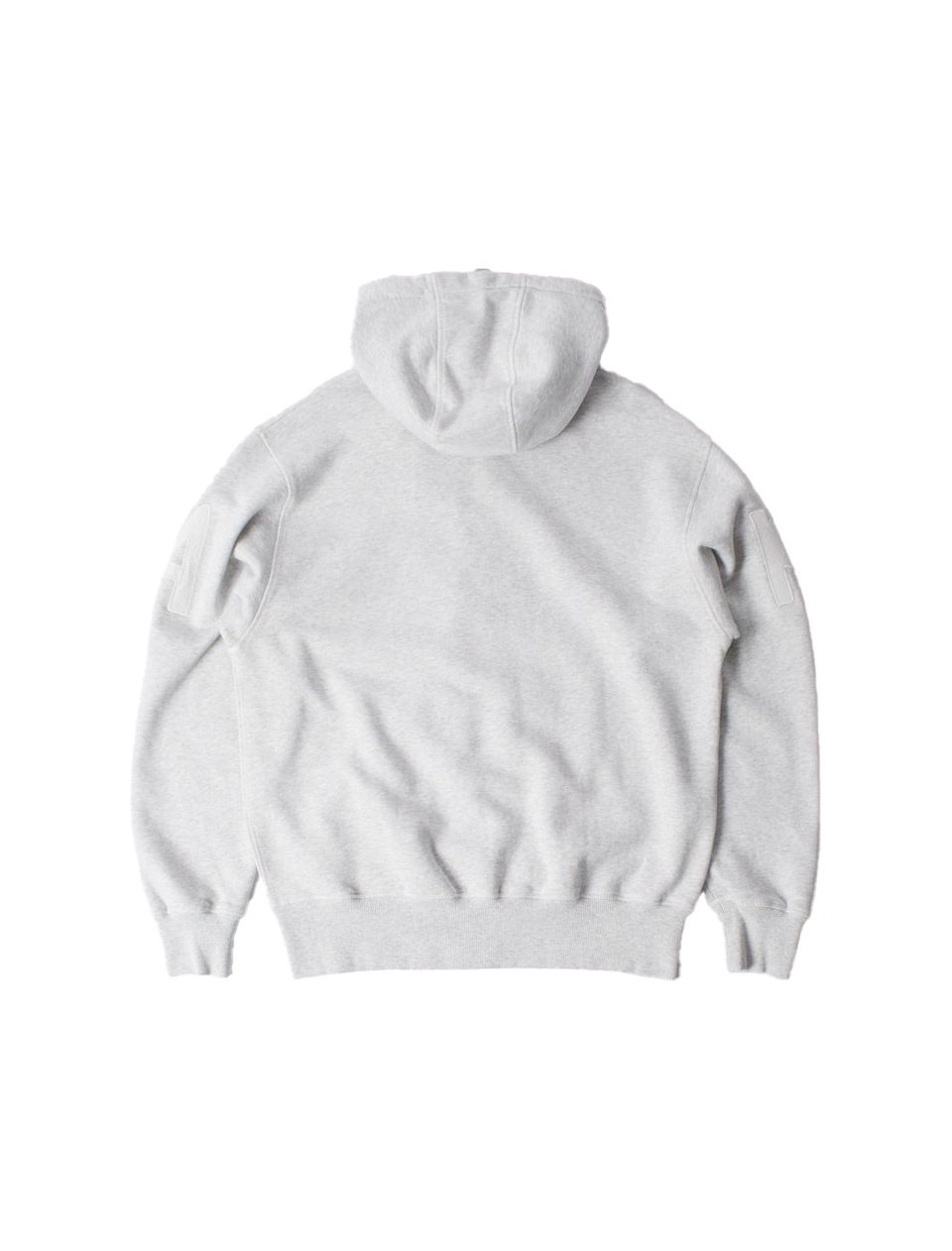 By Parra World Salad Zip Hooded Sweatshirt Heather Grey