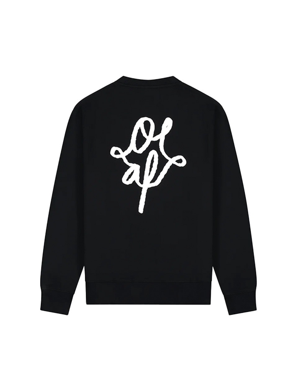 OLAF Monogram Graphic Crewneck Black