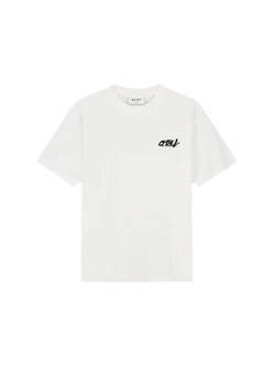 OLAF Script Graphic Tee Optical White