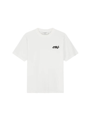 OLAF Script Graphic Tee Optical White