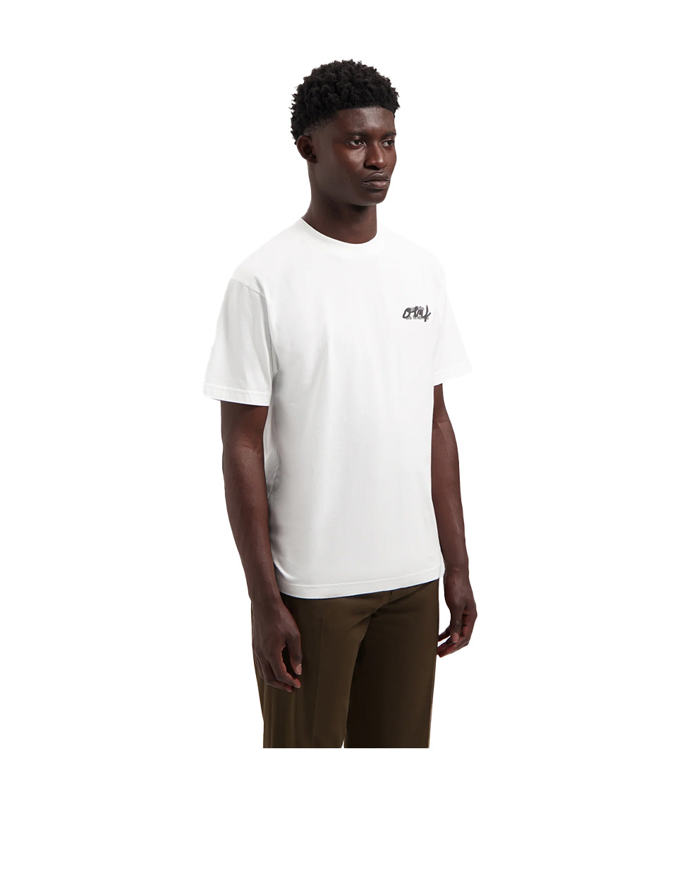 OLAF Script Graphic Tee Optical White