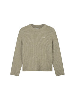 OLAF Hairy Knitted Crewneck Hemp