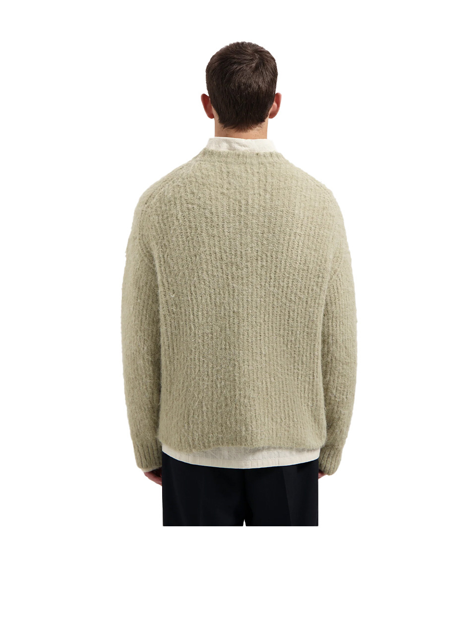 OLAF Hairy Knitted Crewneck Hemp