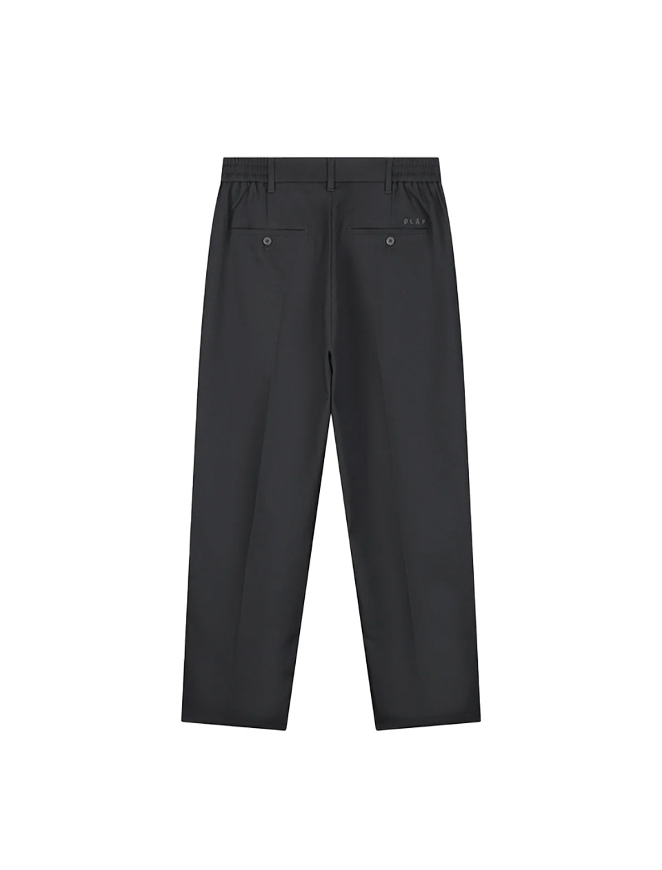 OLAF Regular Twill Pleated Pant Charcoal
