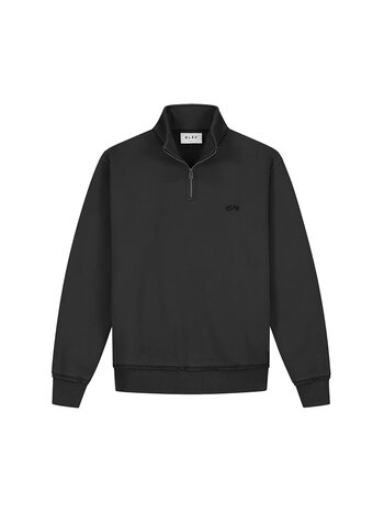 OLAF Signature Zip Mock Charcoal