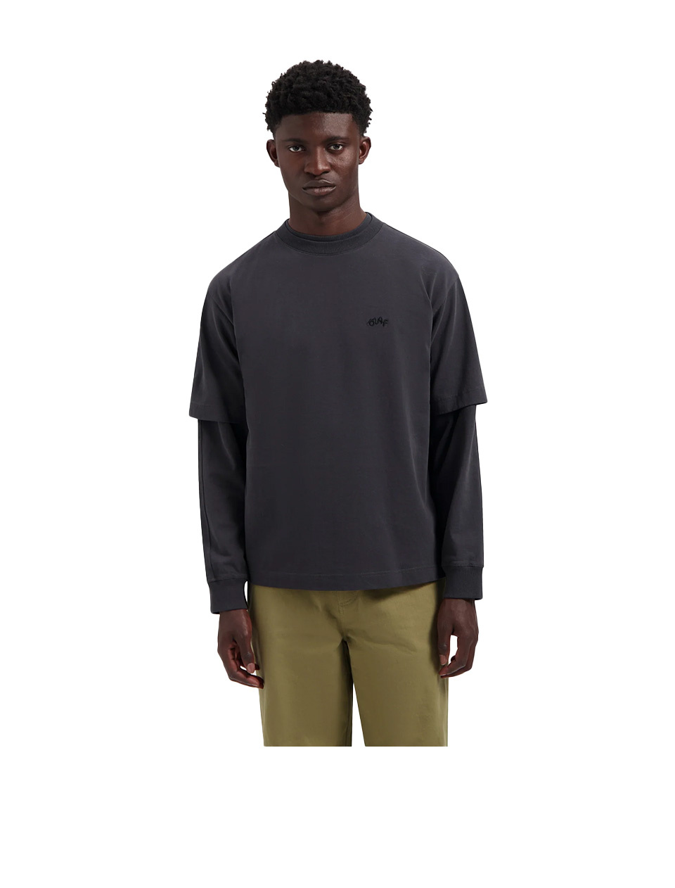 OLAF Signature SS Tee Charcoal