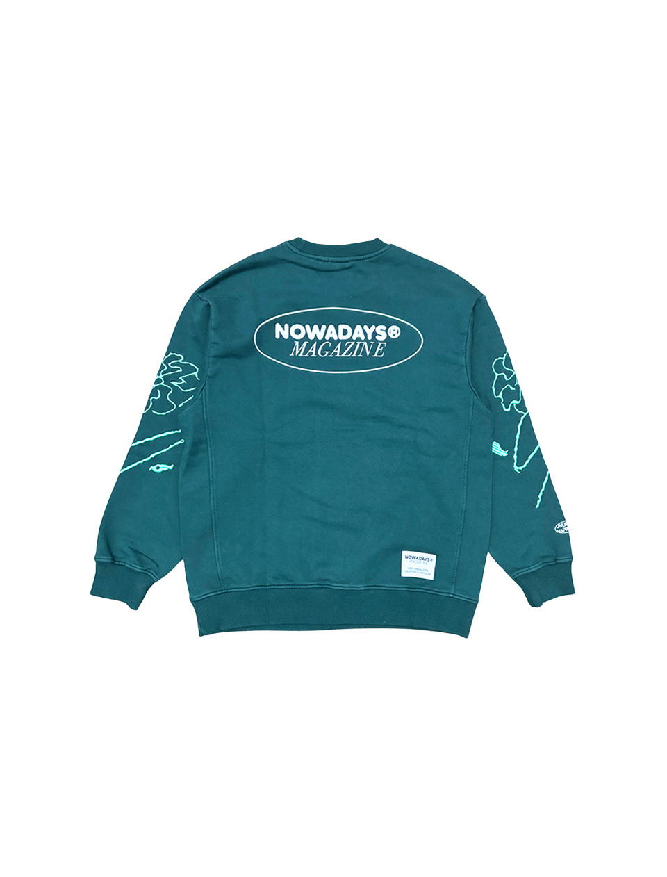 Nowadays Magazine Nowadays Mag Logo Crewneck Green