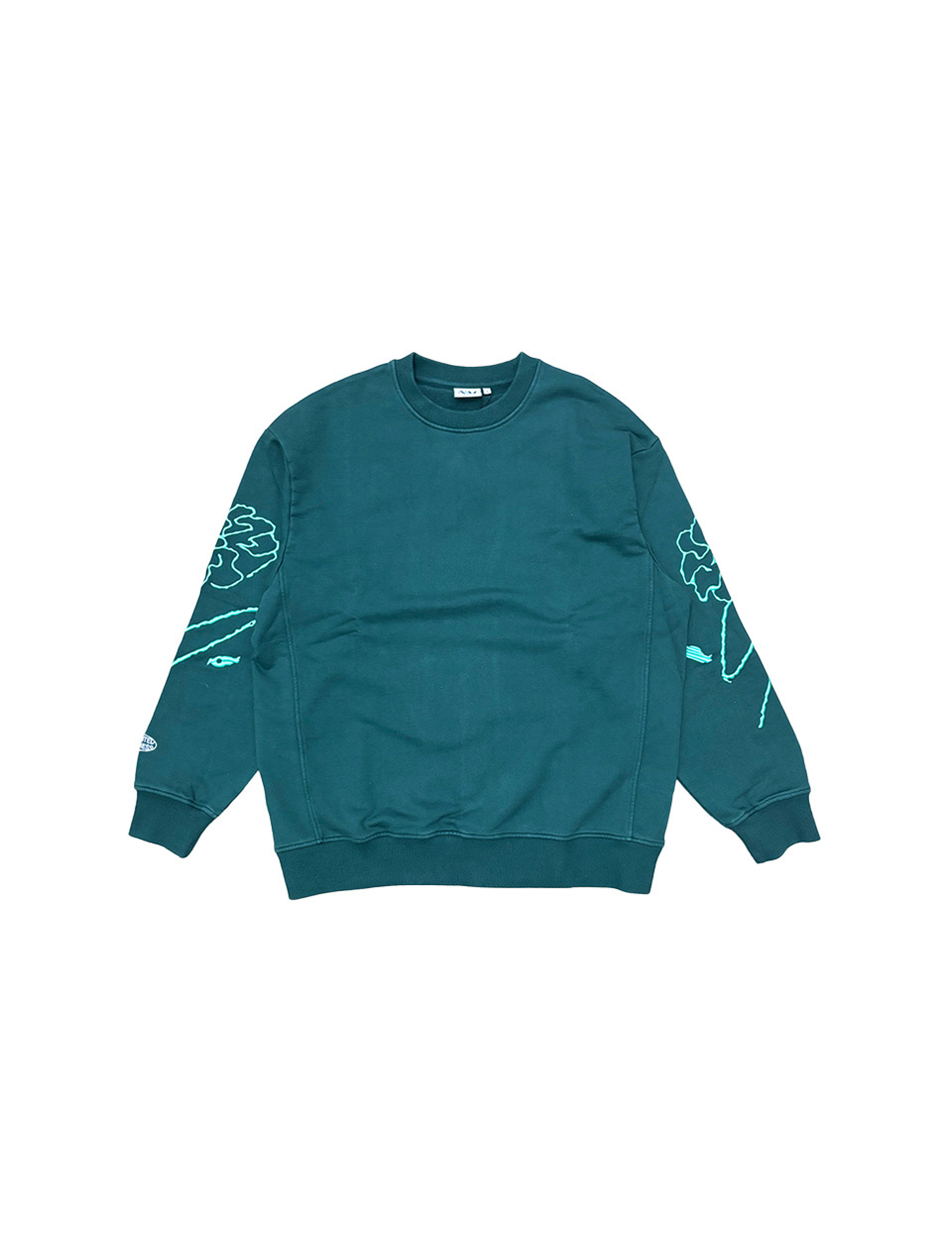 Nowadays Magazine Nowadays Mag Logo Crewneck Green