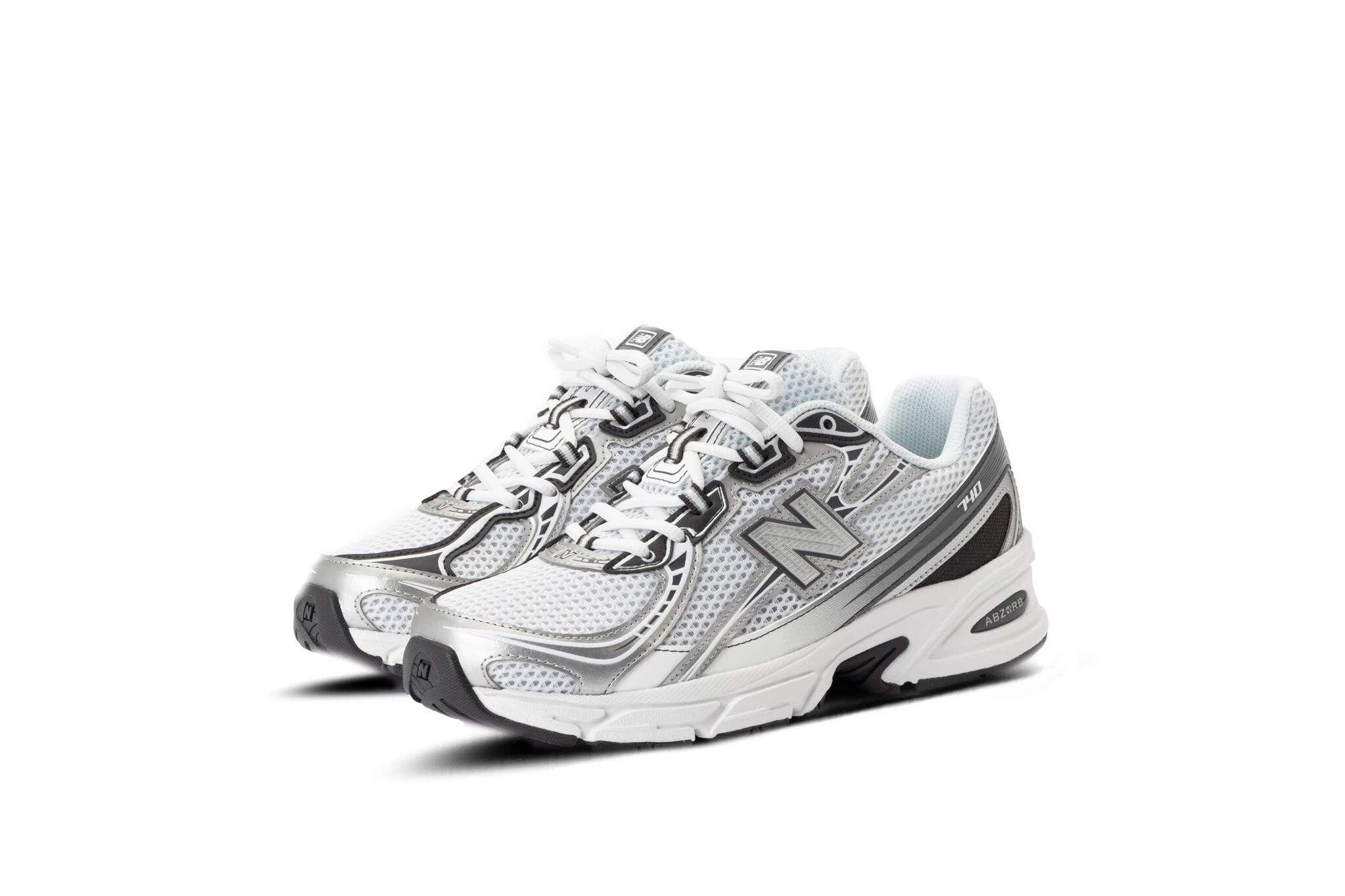 New Balance 740 White Grey Metallic