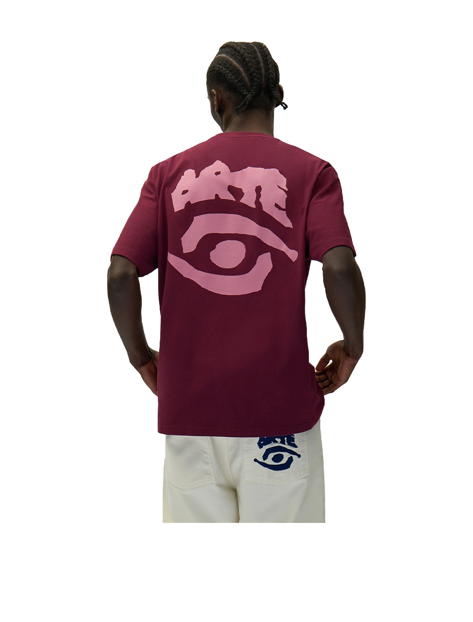 Arte Antwerp Eye Print T-Shirt Bordeaux