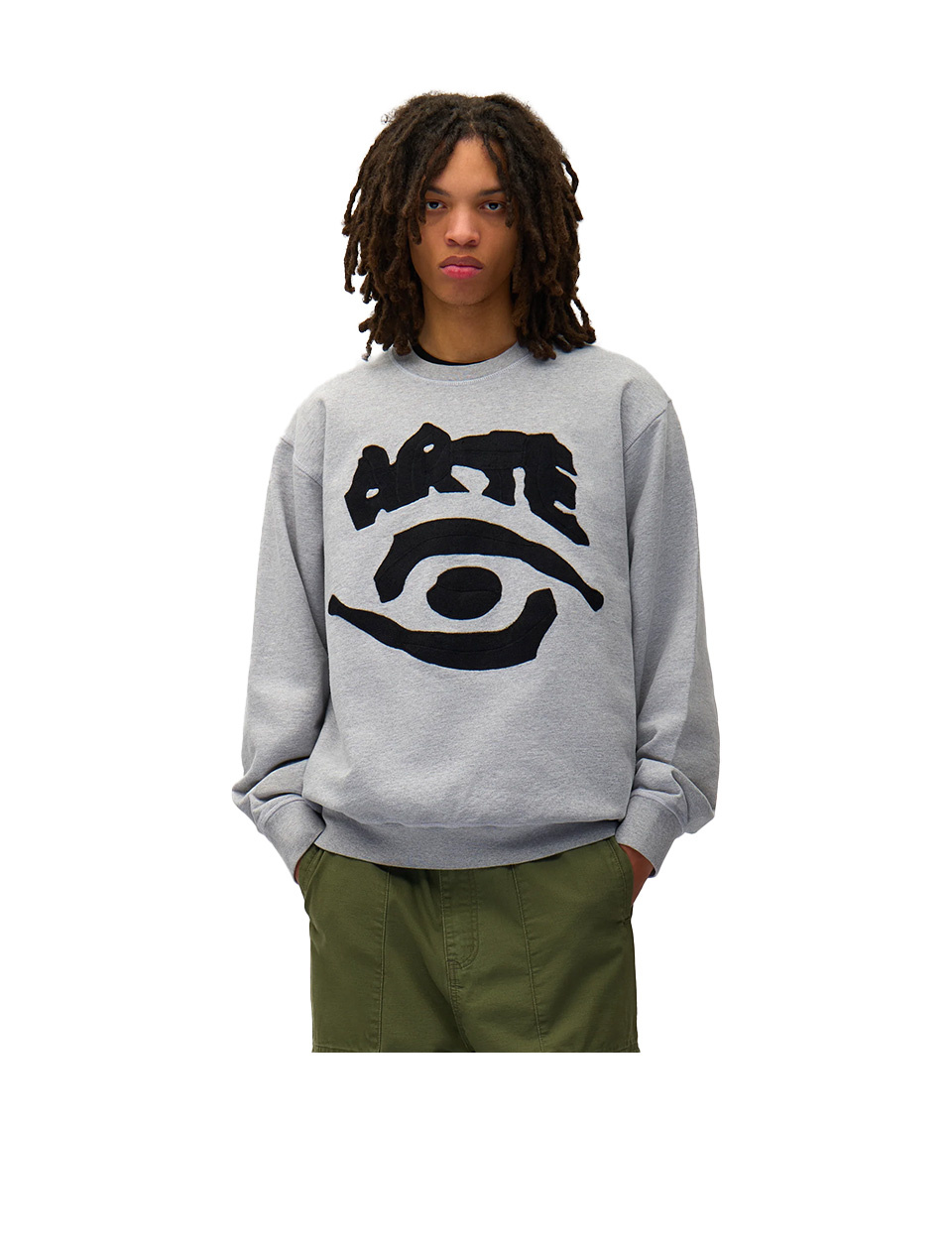 Arte Antwerp Eye Front Crewneck Grey
