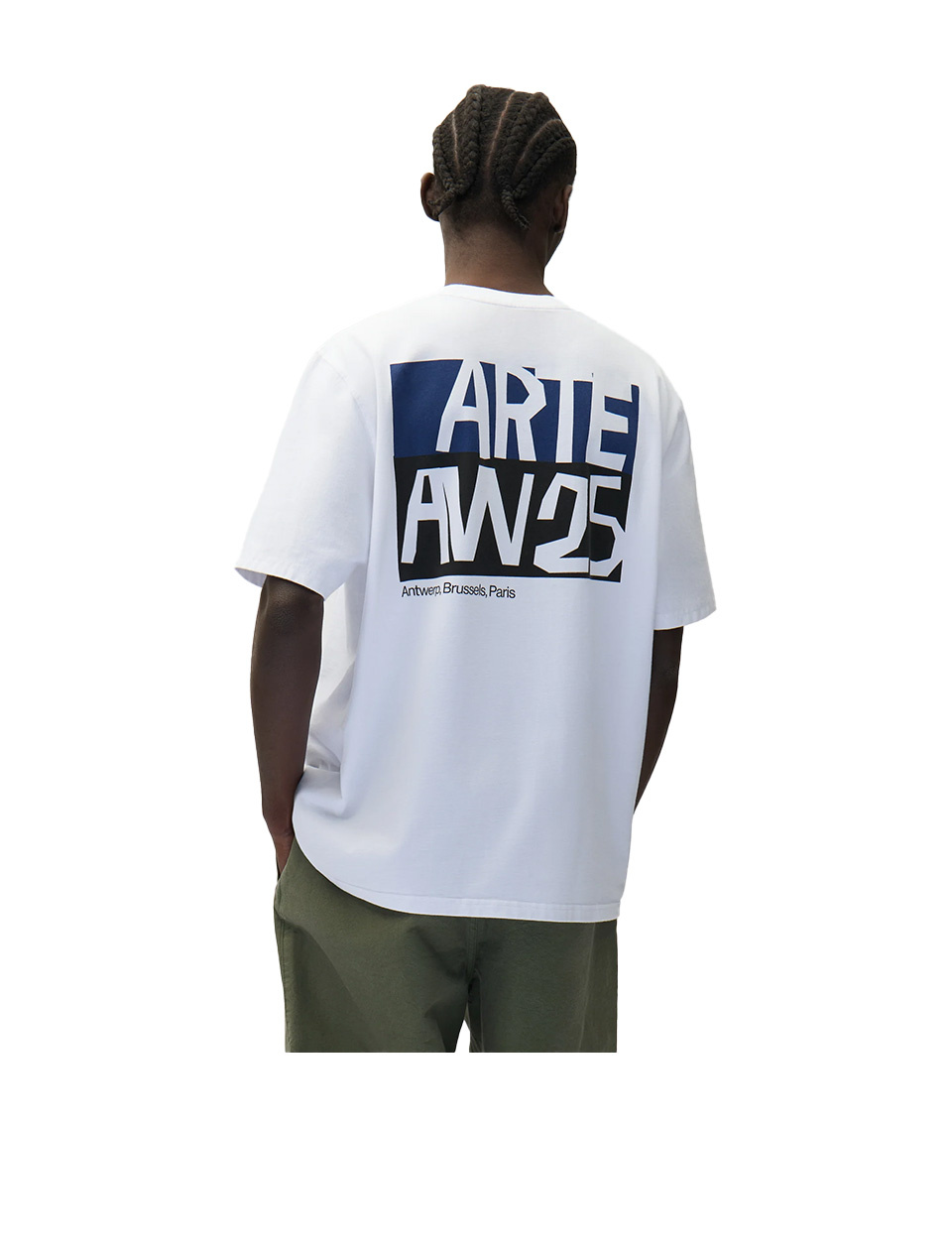Arte Antwerp Cut Out Print T-Shirt White