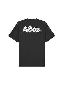 Arte Antwerp Blocks Print T-Shirt Black
