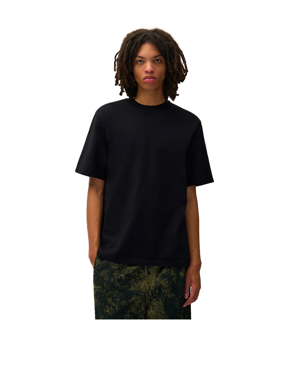 Arte Antwerp Blocks Print T-Shirt Black