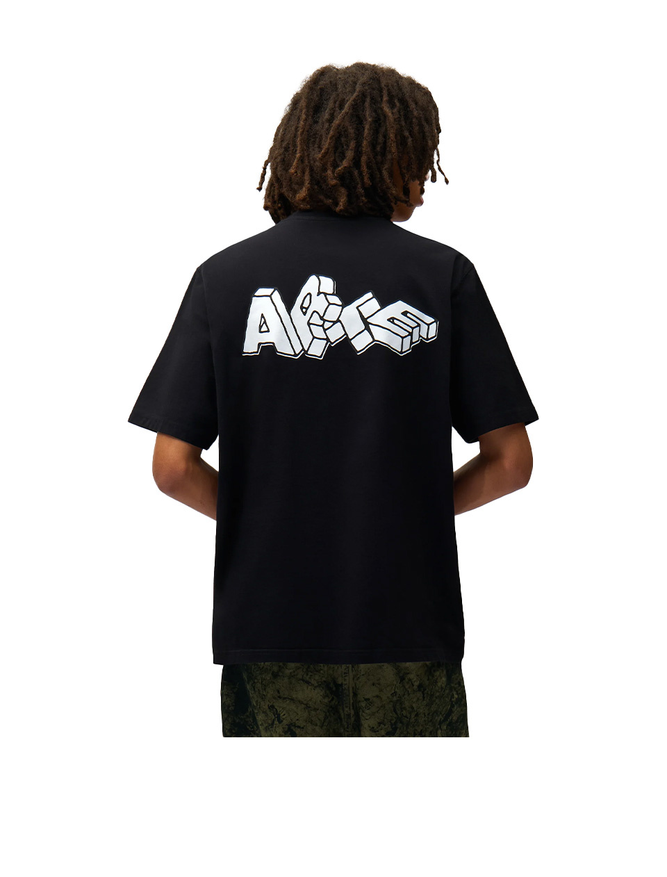 Arte Antwerp Blocks Print T-Shirt Black