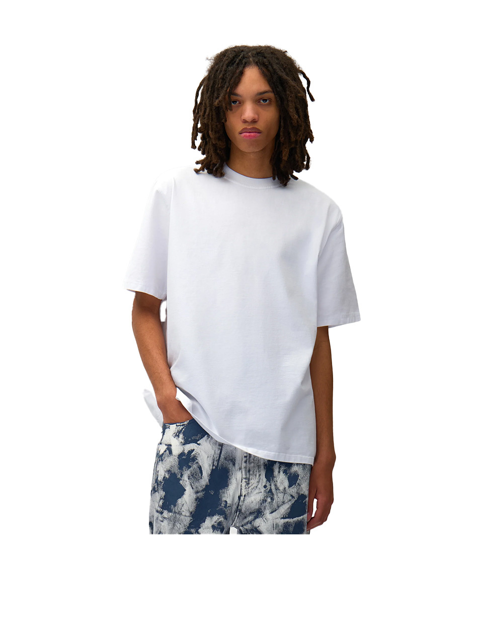 Arte Antwerp Blocks Print T-Shirt White