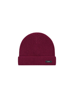 Arte Antwerp Label Beanie Bordeaux