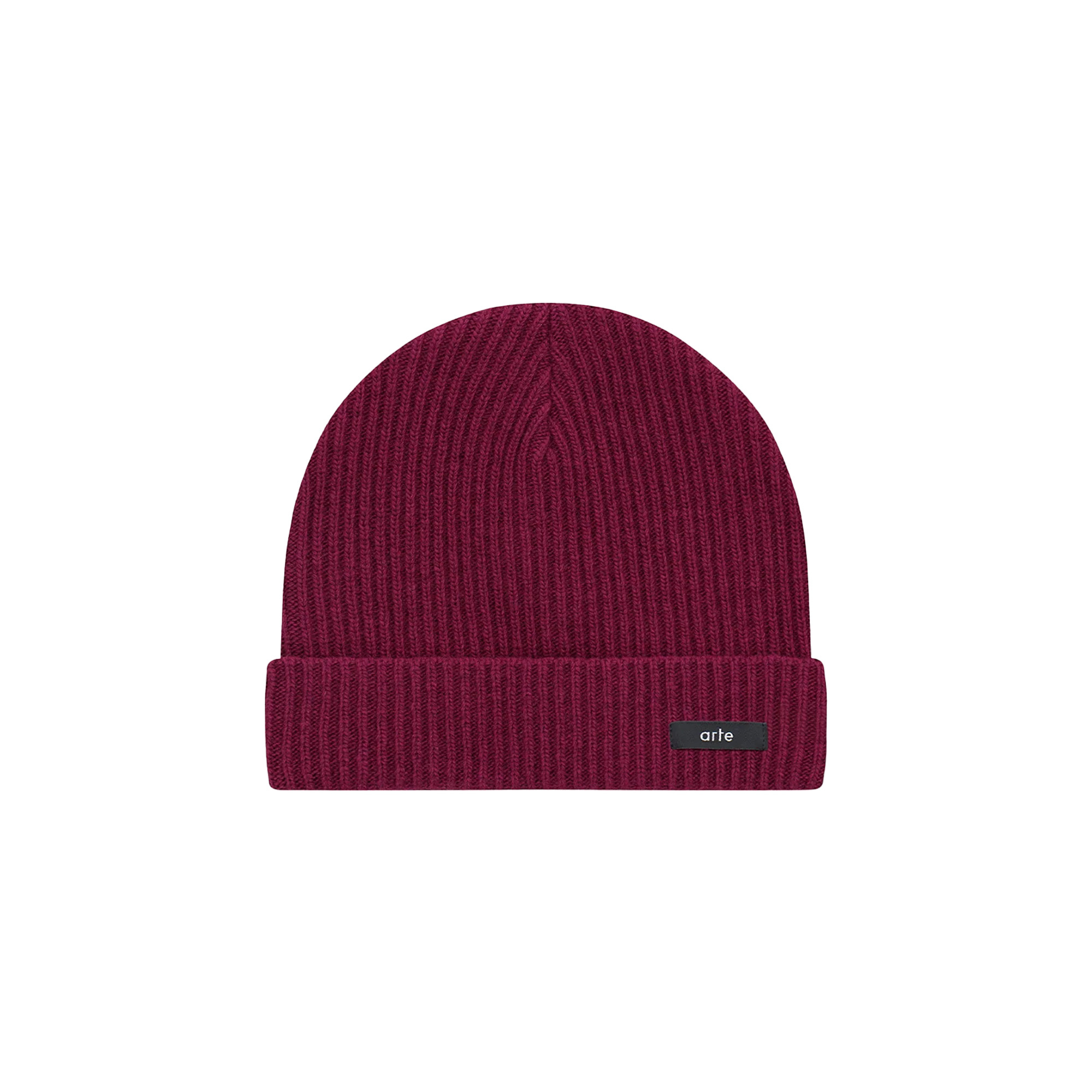 Arte Antwerp Label Beanie Bordeaux